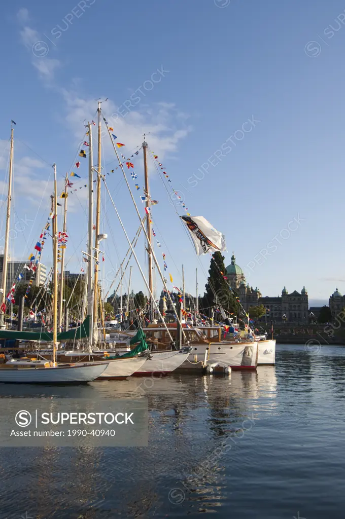 Wooden Boat Festival, Inner Harbour, Victoria, BC, Canada