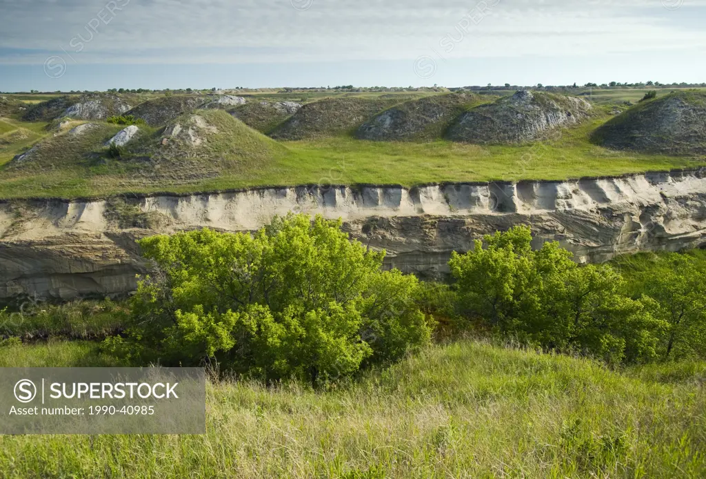 formations, Souris River Valley near Roche Percee, Saskatchewan, Canada