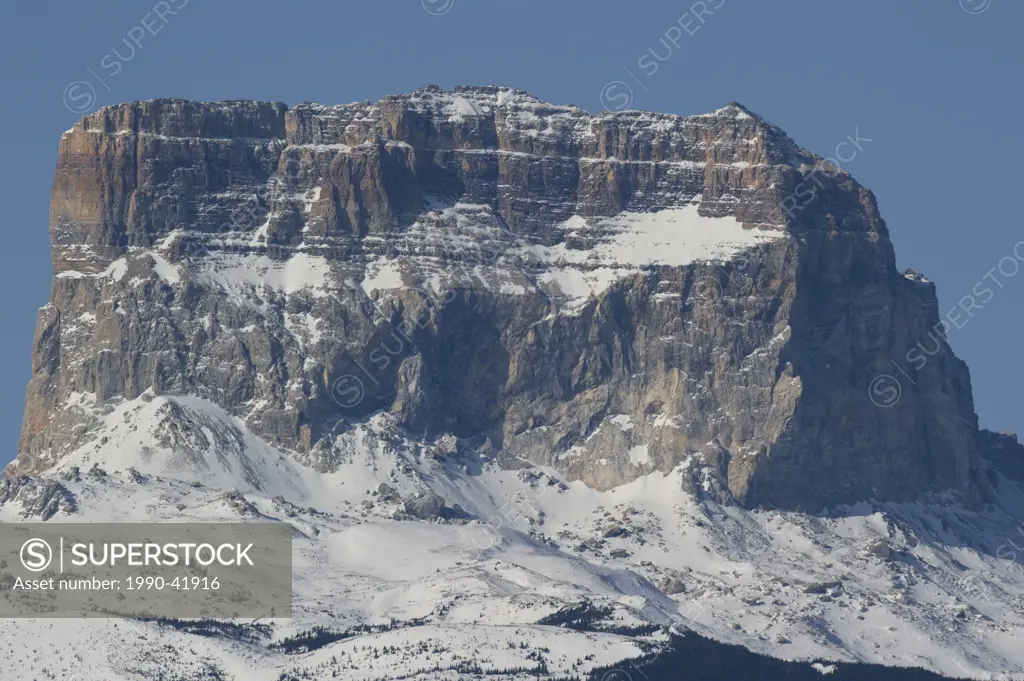 Chief Mountain, Glacier National Park and the Blackfeet Indian Reservation, Montana, United States Of America.