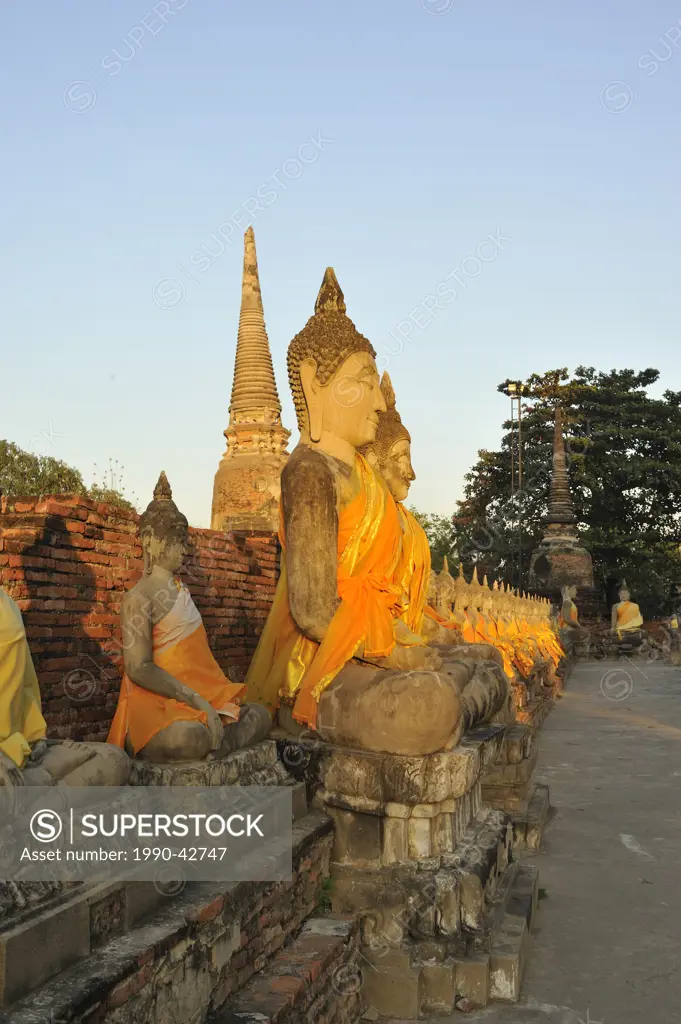 Wat Yai Chai Mongkhan 1357, Ayutthaya, Thailand