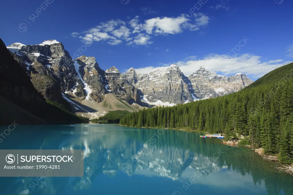 Moraine Lake and the Valley of the Ten Peaks, Rocky Mountains, Banff National Park, Alberta, Canada