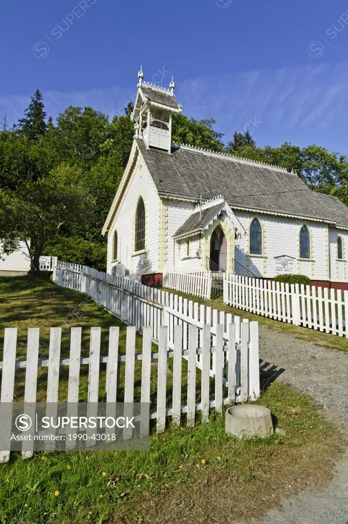 Christ Church, Anglican Church, the Village of Alert Bay, Cormorant Island, British Columbia