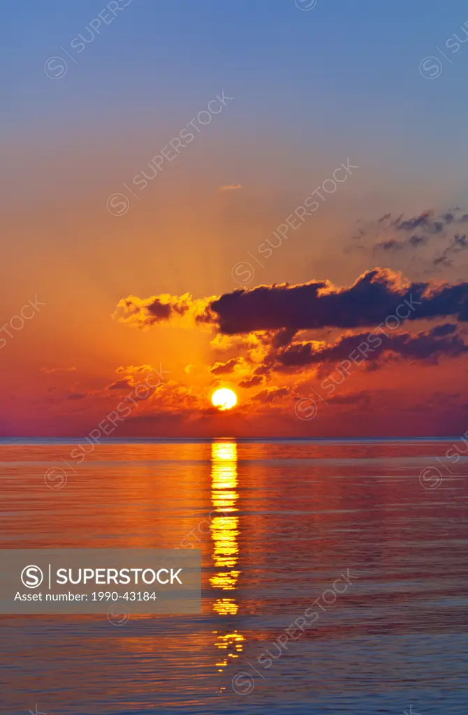 Sunrise on the Atlantic Ocean at Cayo Guillermo Cuba