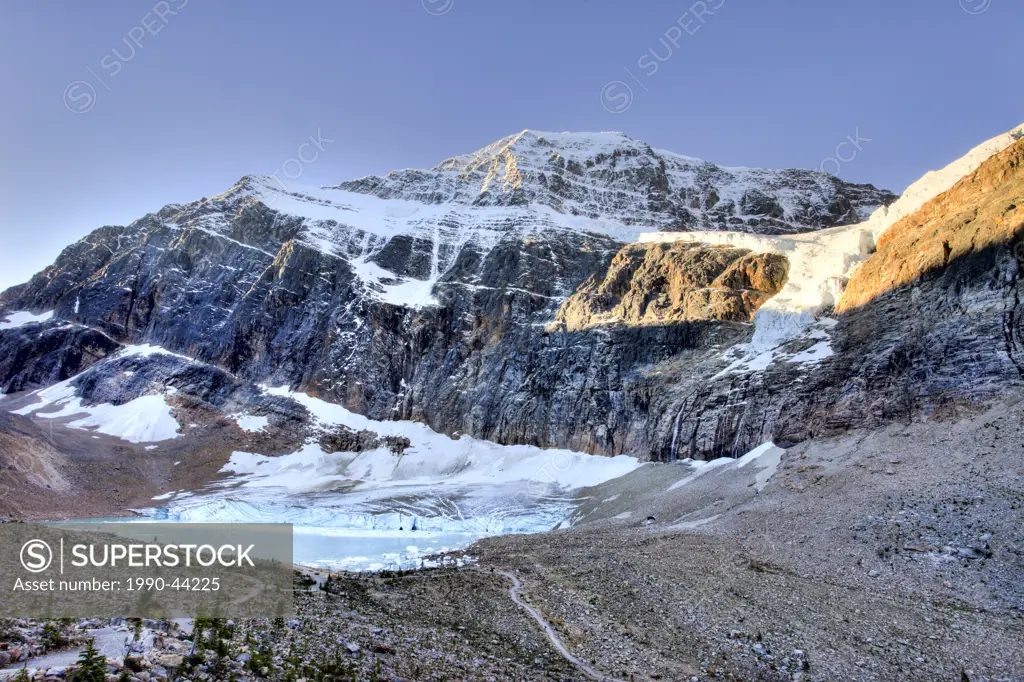 Mt. Edith Cavell with Angel Glacier, Jasper National Park, Alberta, Canada