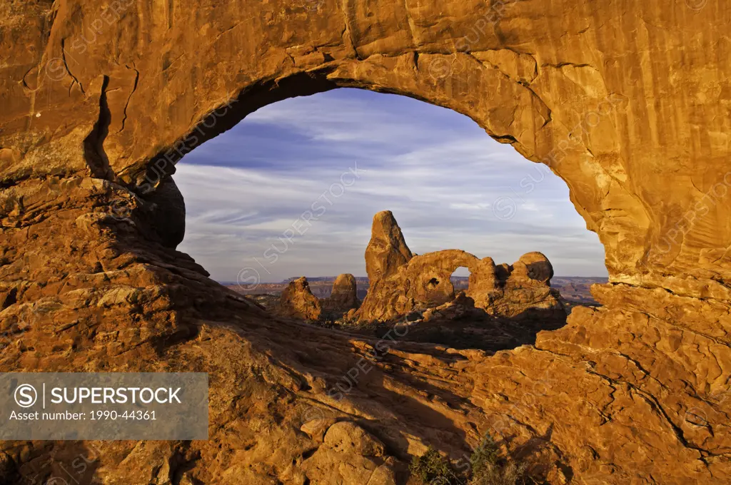 Turret Arch through North Window Arch, Arches National Park, Utah, United States of America