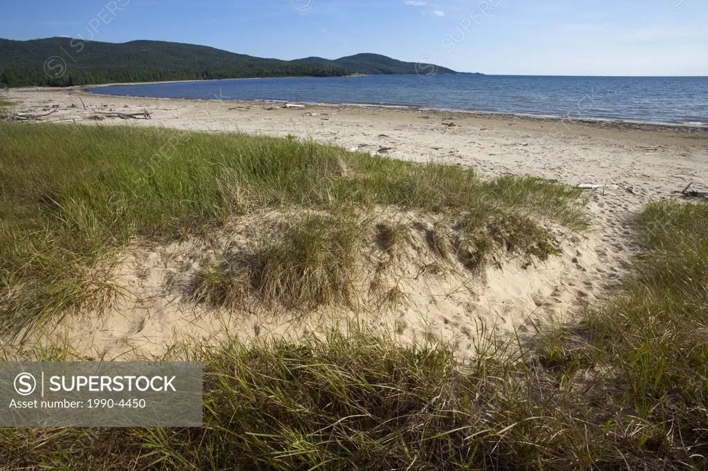 Sand Beach, one the finest beaches on Lake Superior´s north shore, Neys Provincial Park, Located between Terrace Bay and Marathon, Ontario, Canada