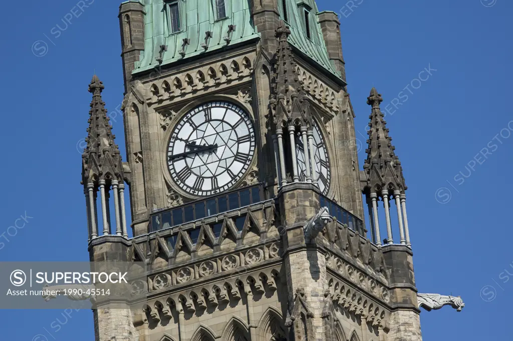 Peace Tower, Parliament Buildings, Parliament Hill, Ottawa, Ontario, Canada
