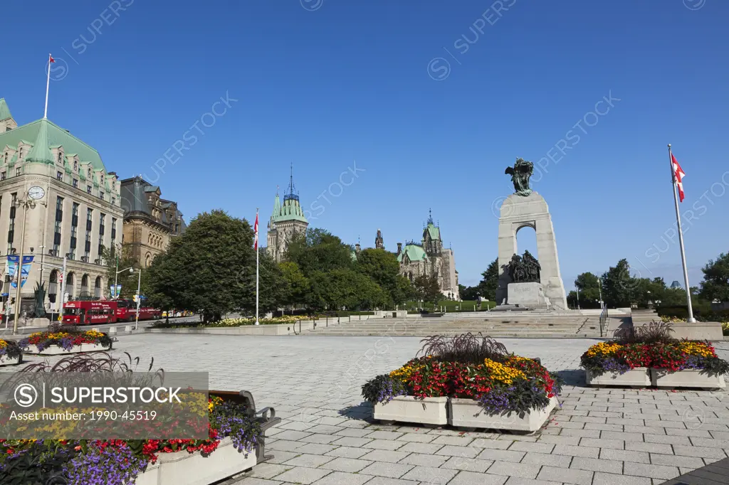 The National War Memorial, Confederation Square, Ottawa, Ontario, Canada