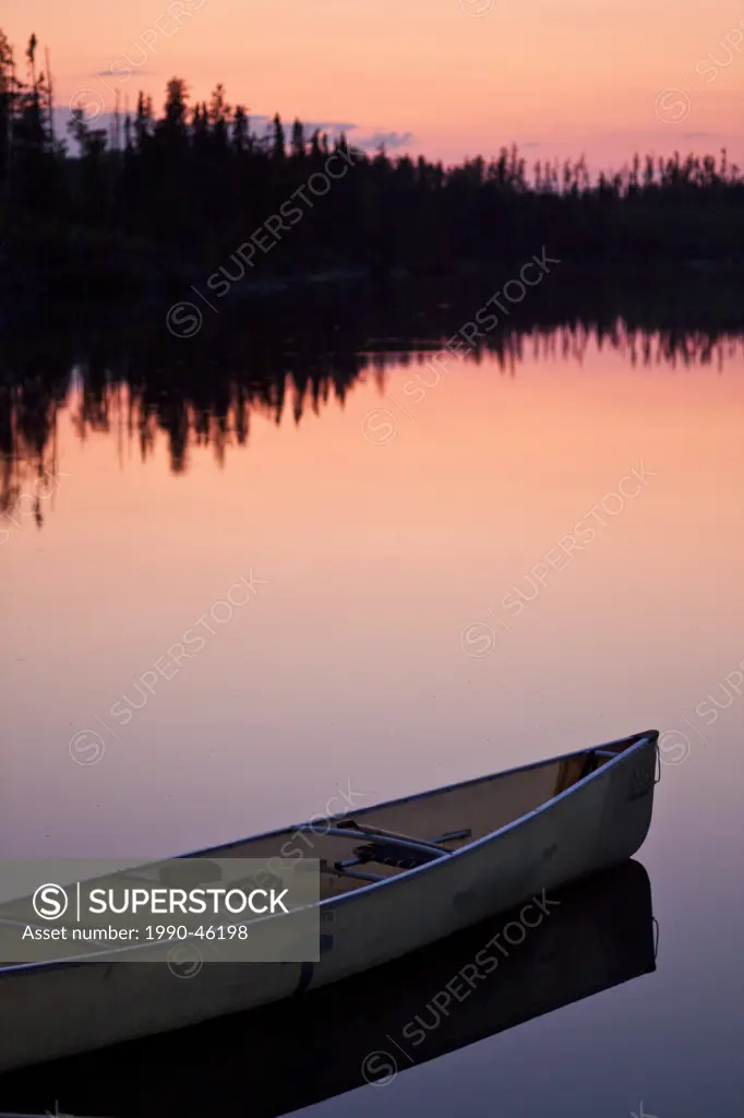 Canoe, Wabakimi Provincial Park, Ontario, Canada