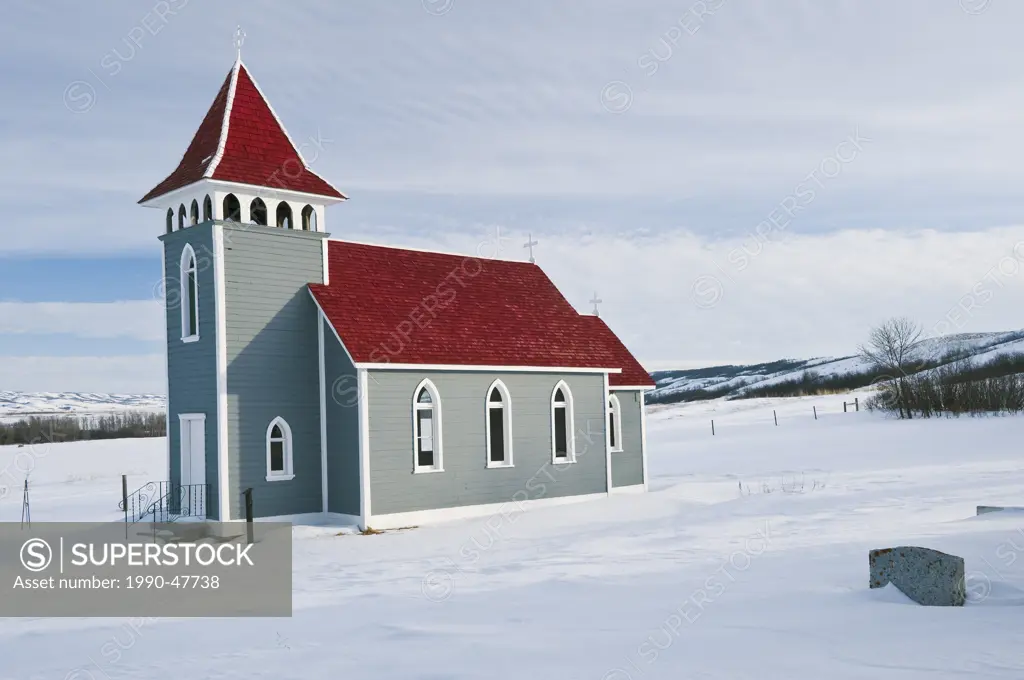 St. Nicholas Church in the Qu´Appelle Valley, Saskatchewan, Canada