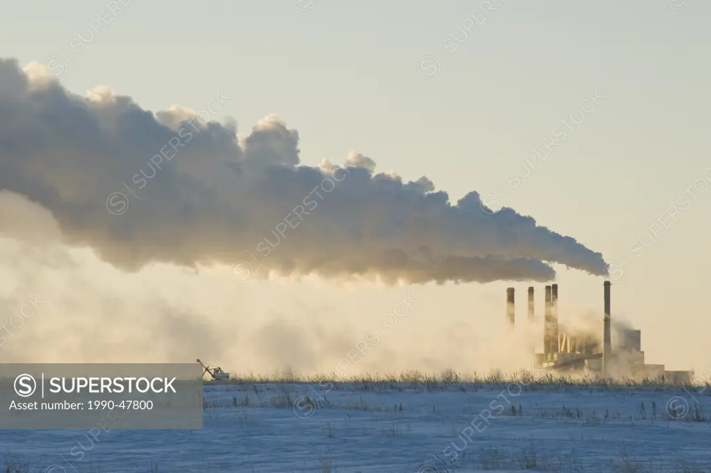 Boundary Dam coal fired power plant, Estevan, Saskatchewan, Canada