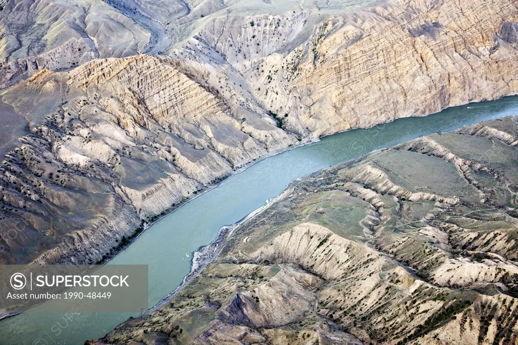 British Columbia Grasslands and the Fraser River Canyon in British Columbia, Canada