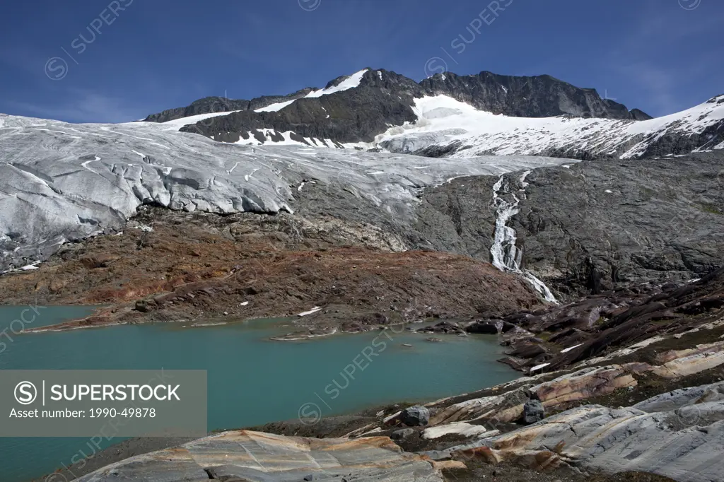 MacBeth Icefield and Source of Birnam Falls, Purcell Mountains, British Columbia, Canada