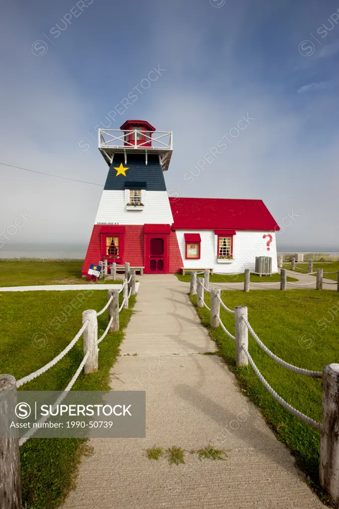 Acadian lighthouse, Grande_Anse New Brunswick, Canada