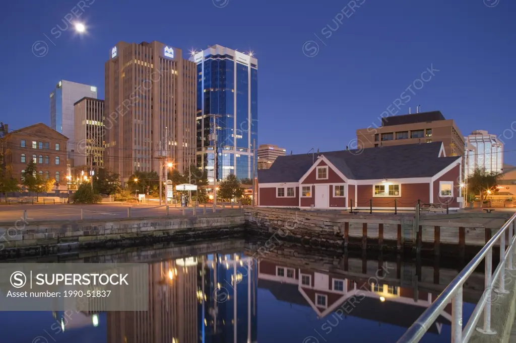 Halifax WaterFront and Skyline, Halifax, Nova Scotia, Canada.