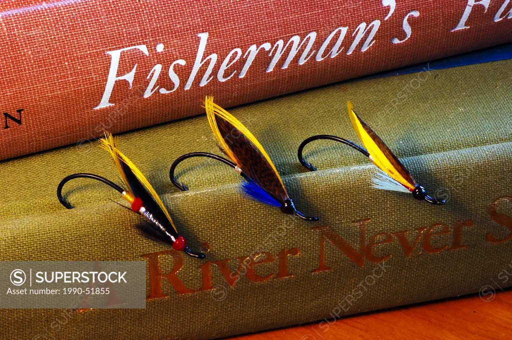 Haig_Brown fishing flies and books