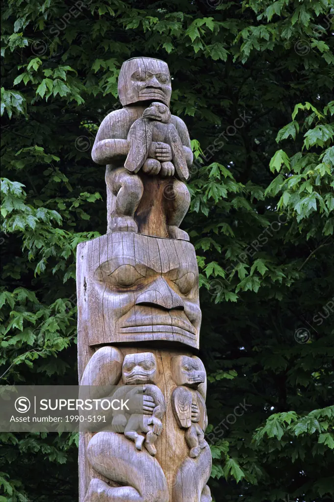 Totem, Stanley Park, Vancouver, British Columbia, Canada