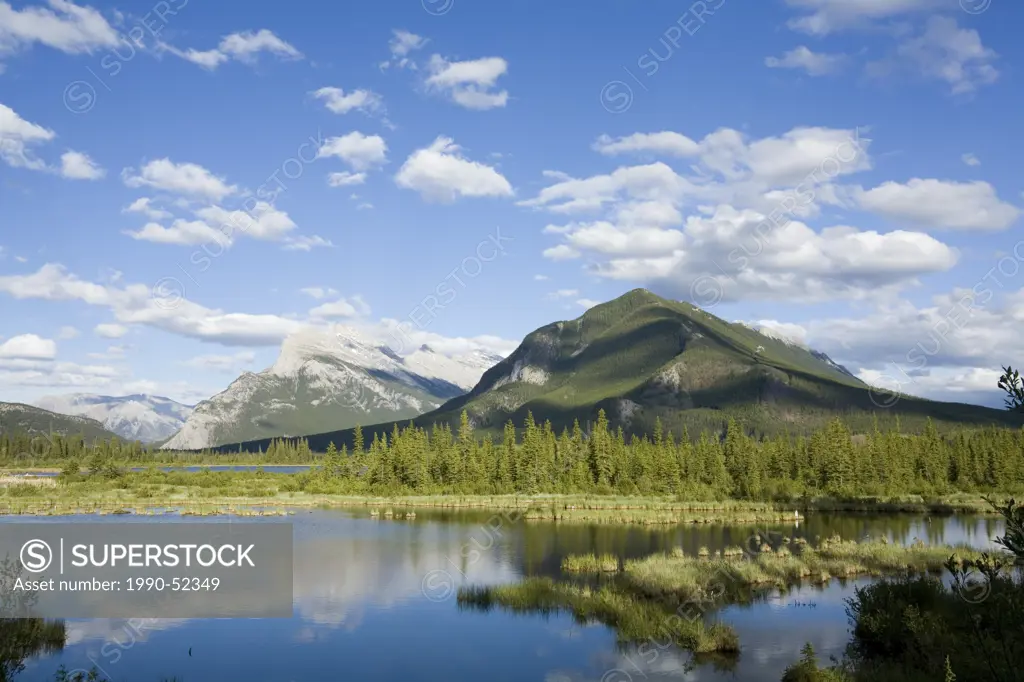 Vermilion lakes, Banff National Park, Alberta, Canada.