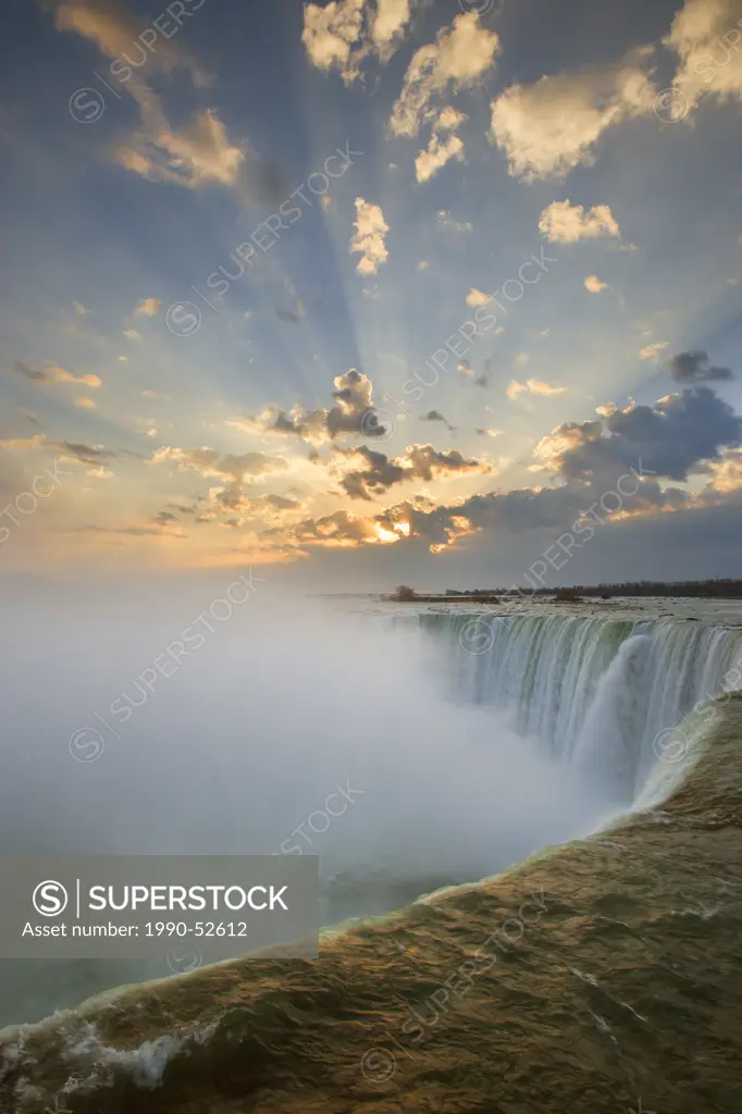 Horseshoe Falls at Table Rock _ Niagara Falls, Ontario, Canada.