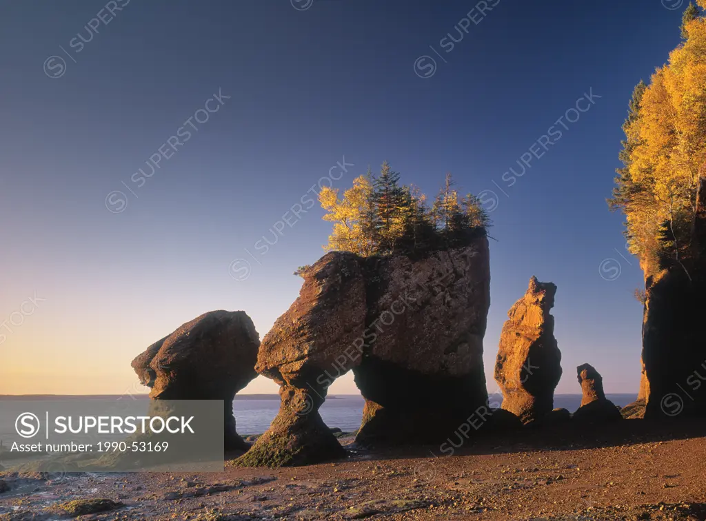 Hopewell Rocks, Bay of Fundy, Hopewell Rocks Provincial Park, New Brunswick, Canada