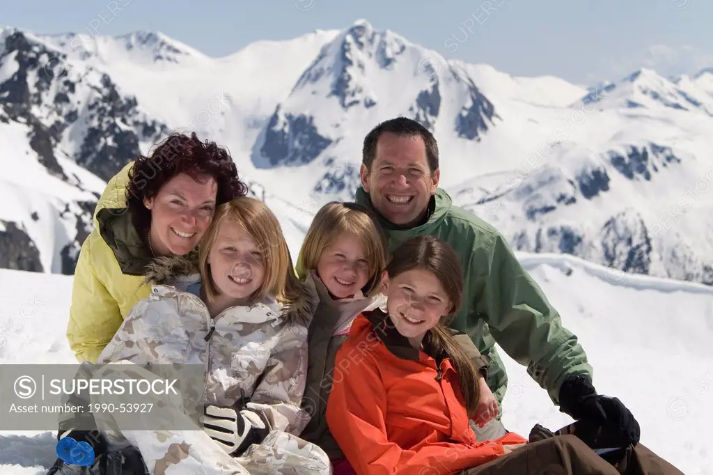 Family vacation, Whistler, British Columbia, Canada.