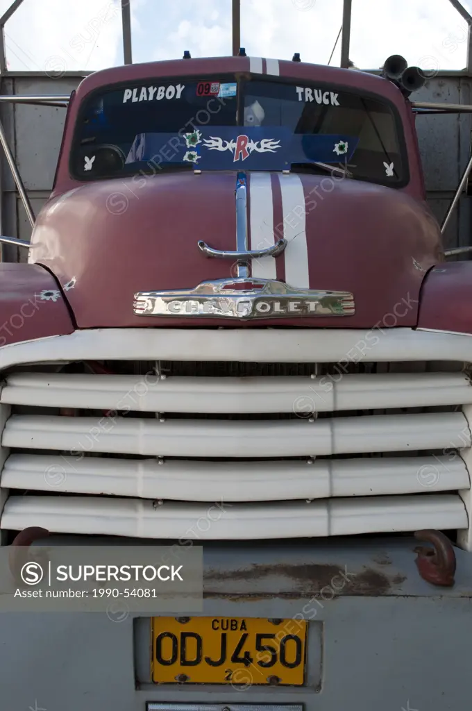 Classic American 1950s truck, Holguin, Cuba