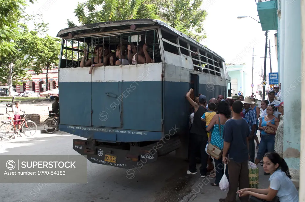 Local bus transport, Holguin, Cuba