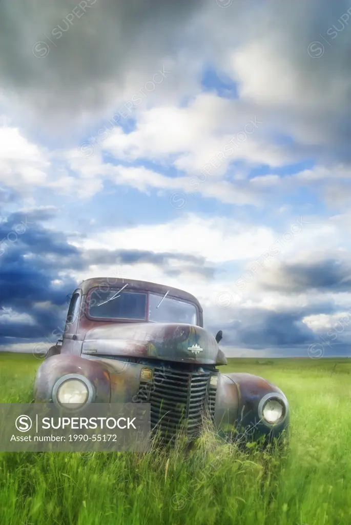 Abandoned truck, southern Saskatchewan, Canada.