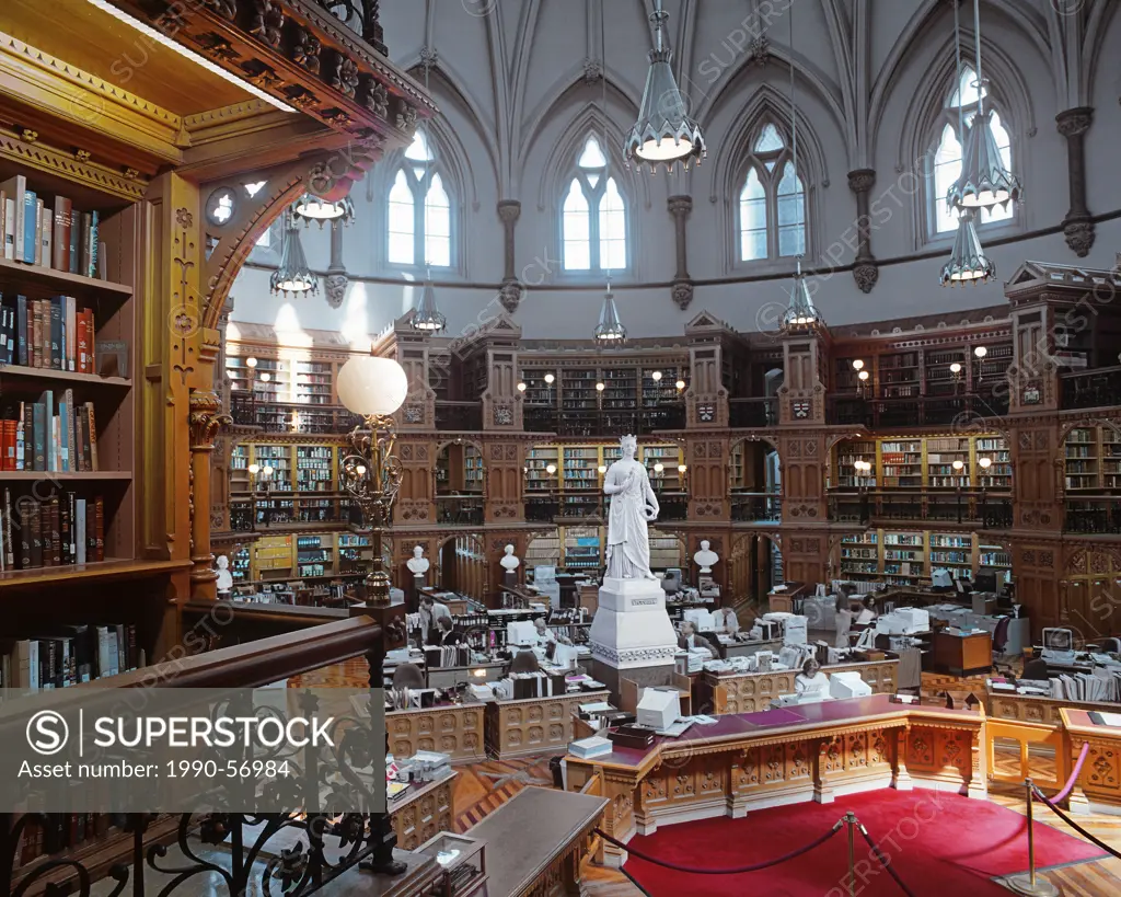 Library of Parliament, Parliament buildings, Ottawa, Ontario, Canada