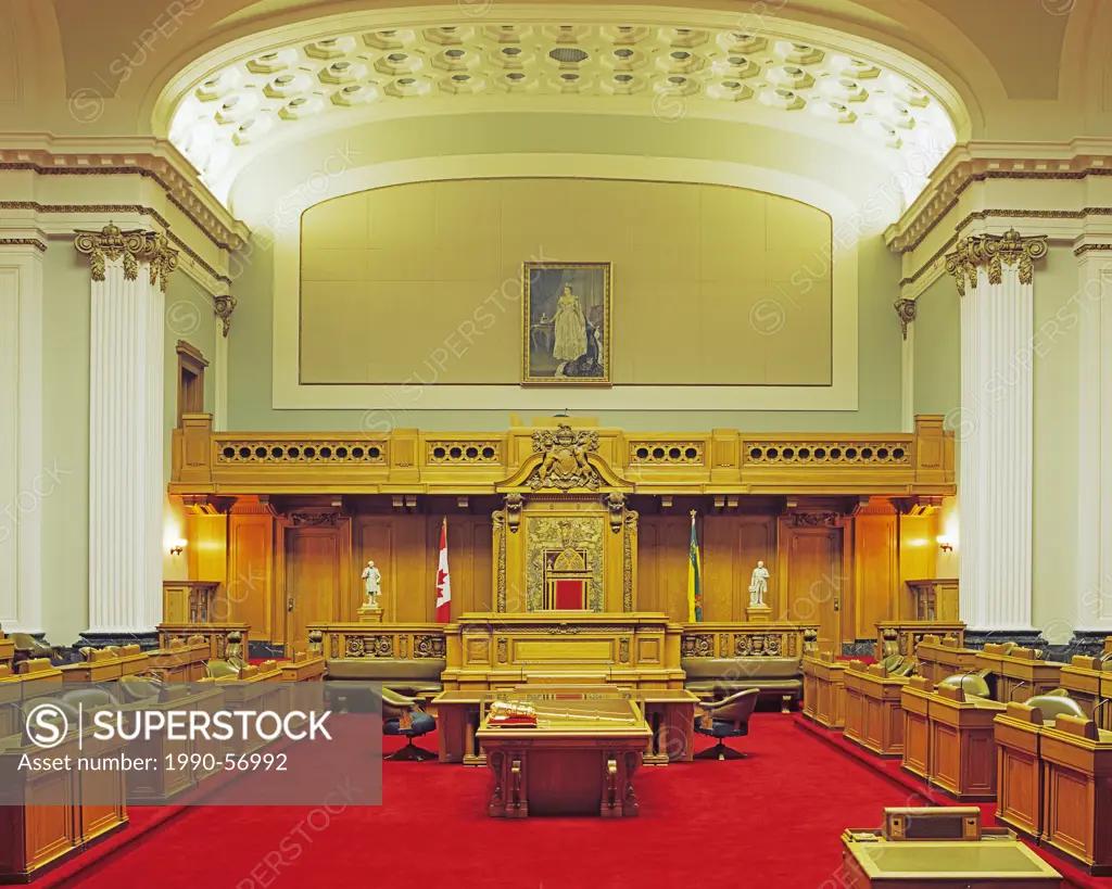 Legislative chambers, Saskatchewan Legislative Building, Regina, Saskatchewan, Canada