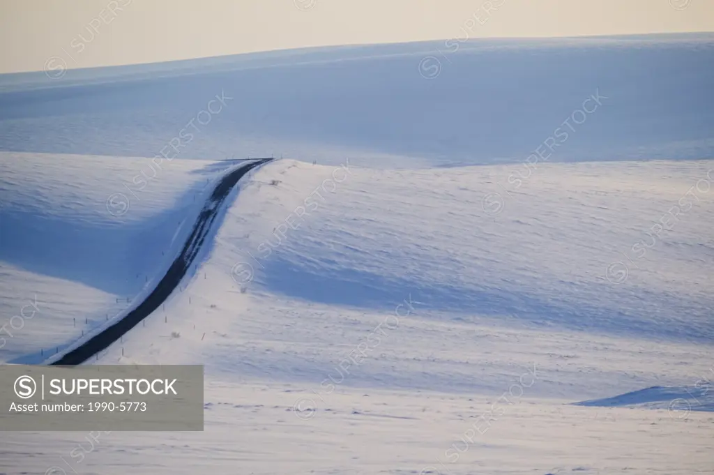James Dalton Highway in winter, Northern Canada