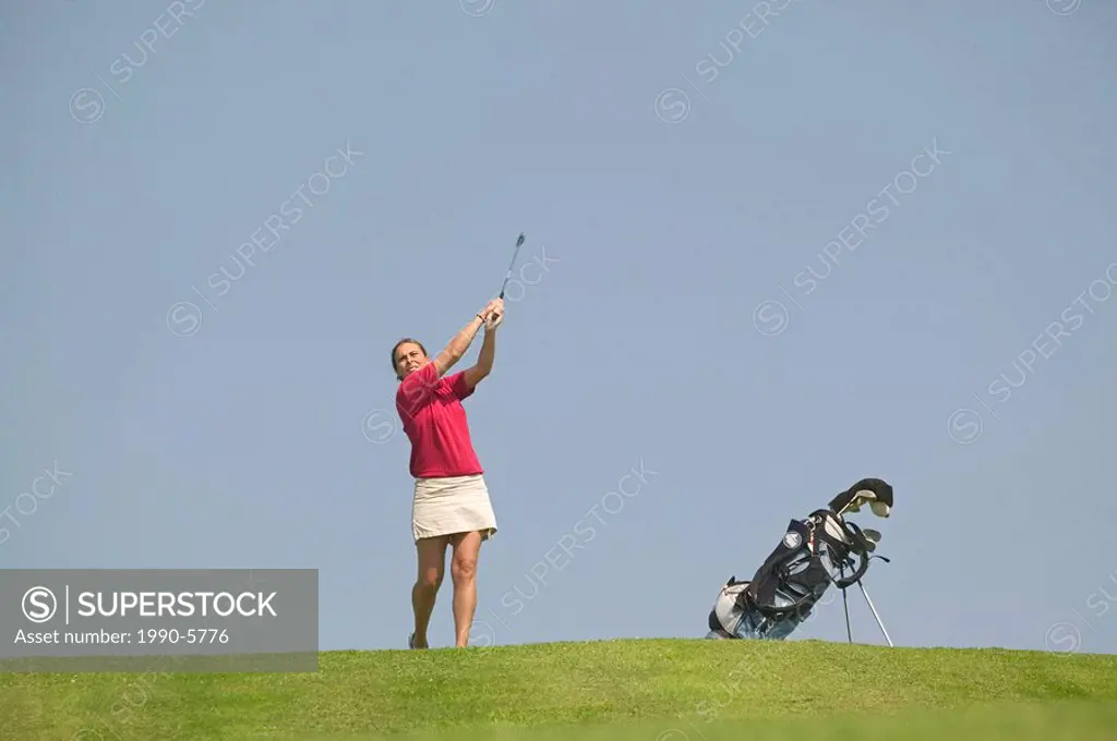 9 hole golf course, St  Andrews Na Creige Golf Course, Golf Clinic, Codroy Valley, West Coast of Newfoundland, Canada