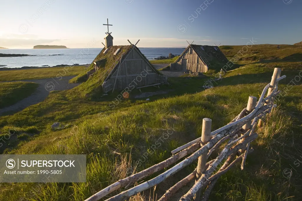 Viking Trail, Vikings, Norstead Viking Site, L´Anse-aux Meadows, Northern Peninsula, Newfoundland, Canada