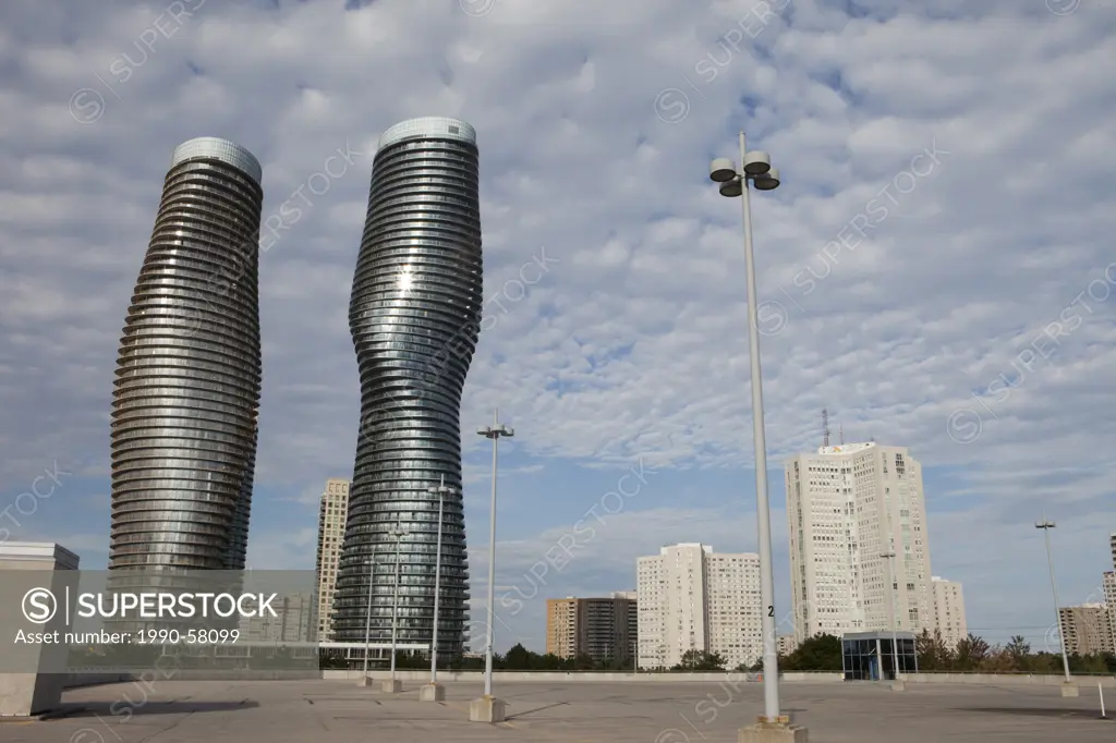 Absolute Towers, condos known as ´The Marilyn Monroe´ Towers, Mississauga, Canada