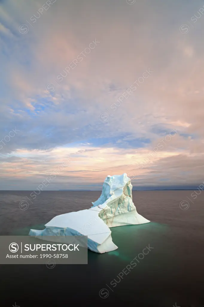 Iceberg off of Goose Cove, Newfoundland, Canada