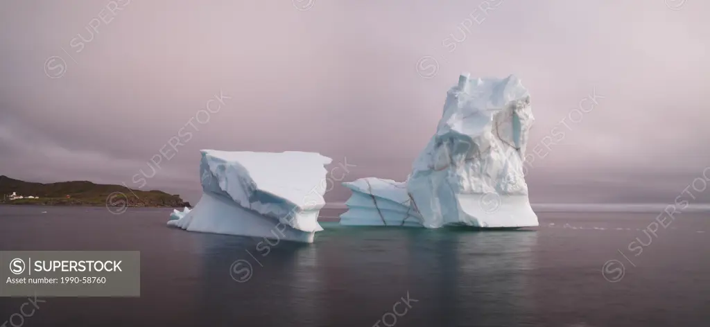 Iceberg off Goose Cove, Newfoundland, Canada