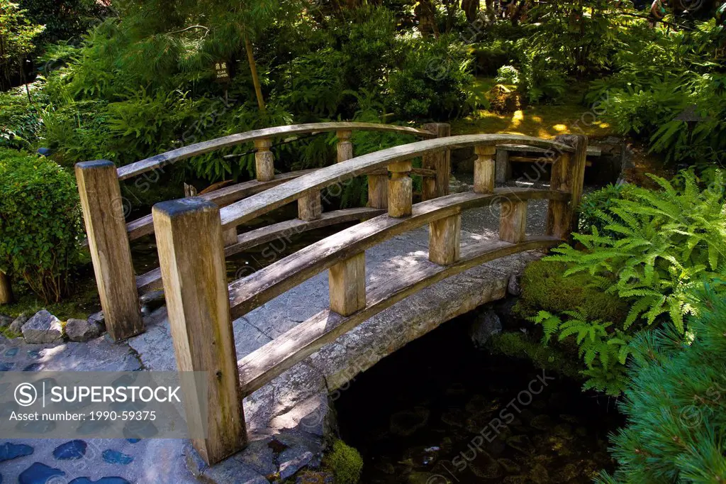 Japanese Garden in the Butchart Gardens, Victoria, British Columbia