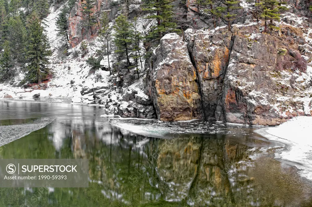 Similkameen River, Bromley Rock Provincial Park, British Columbia, Canada