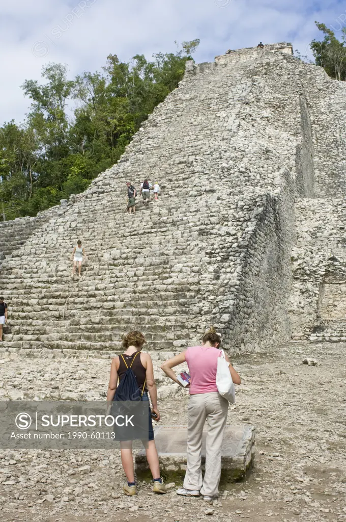 Nohoch Mul pyramid, Coba, Quintana Roo, Mexico
