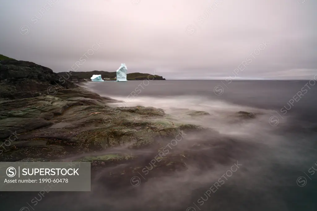Iceberg off Goose Cove, Newfoundland, Canada
