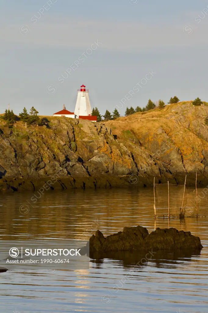 Swallowtail Lighthouse, Grand Manan Island, Bay of Fundy, New Brunswick, Canada