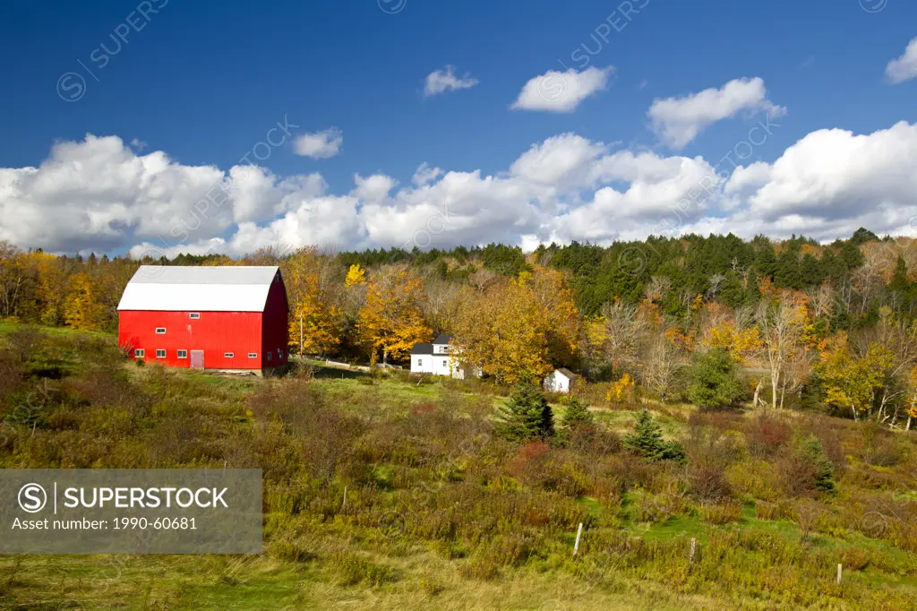 Red barn, Maxwell Road, Pictou County, Nova Scotia, Canada