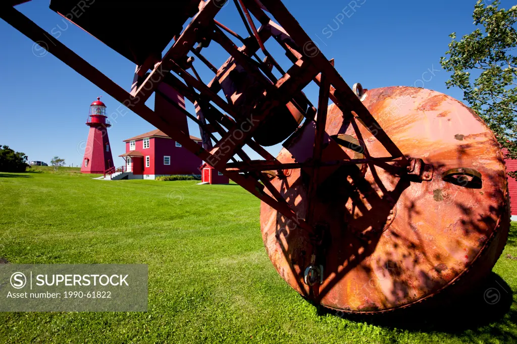 La Martre Lighthouse, Gaspe Peninsula, Quebec, Canada