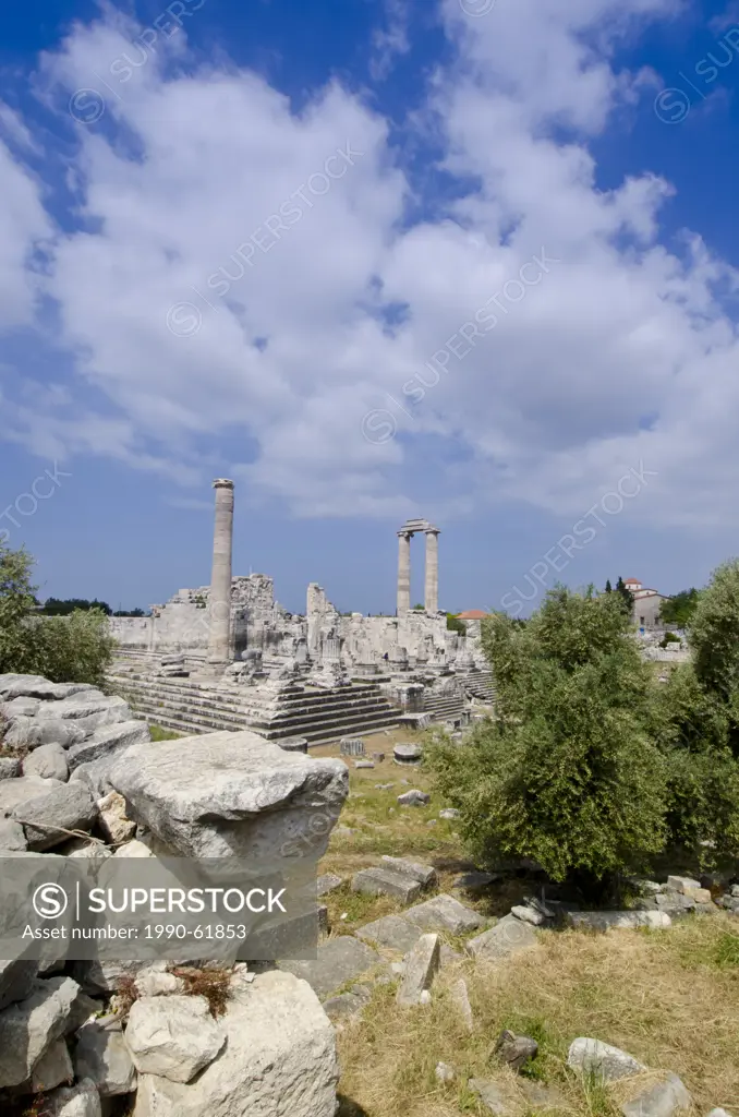 Didyma, an ancient Ionian sanctuary, in modern Didim, Turkey, containing the Temple of Apollo, the Didymaion.