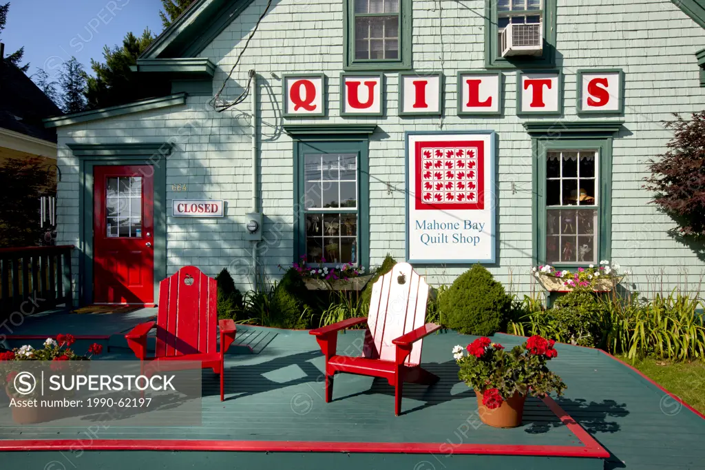 Quilt shop, Mahone Bay, Nova Scotia, Canada
