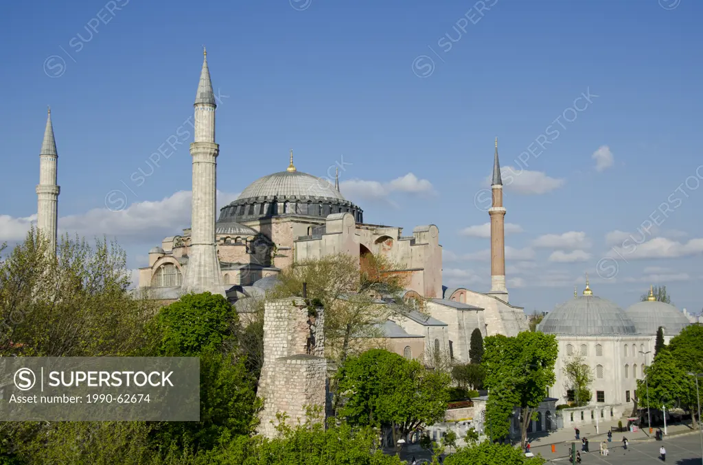 Hagia Sophia, also known as Aya Sofia, Istanbul, Turkey