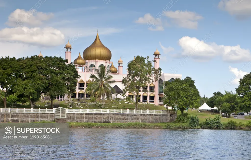 Old State Mosque, Kuching, Borneo, Malaysia, Asia