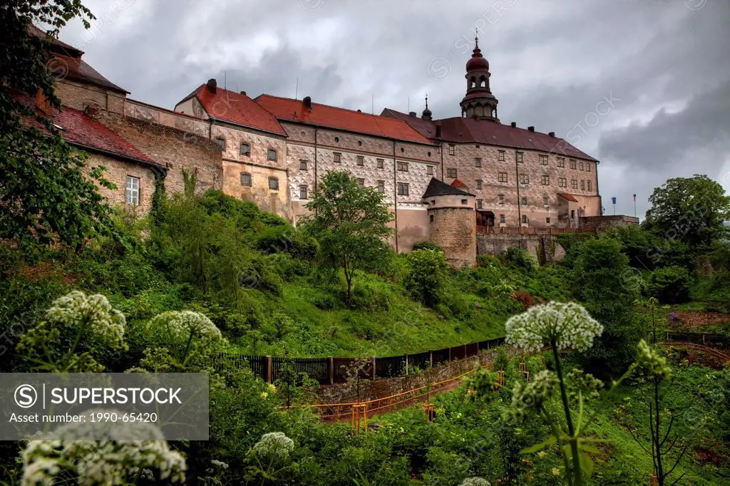 Nachod Castle in Nachod, Czech Republic. Originally built in the year 1254.