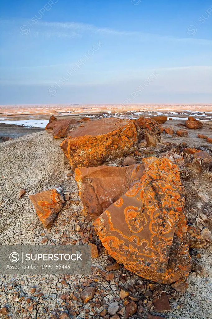 Red Rock Coulee in Southeastern Alberta, Canada