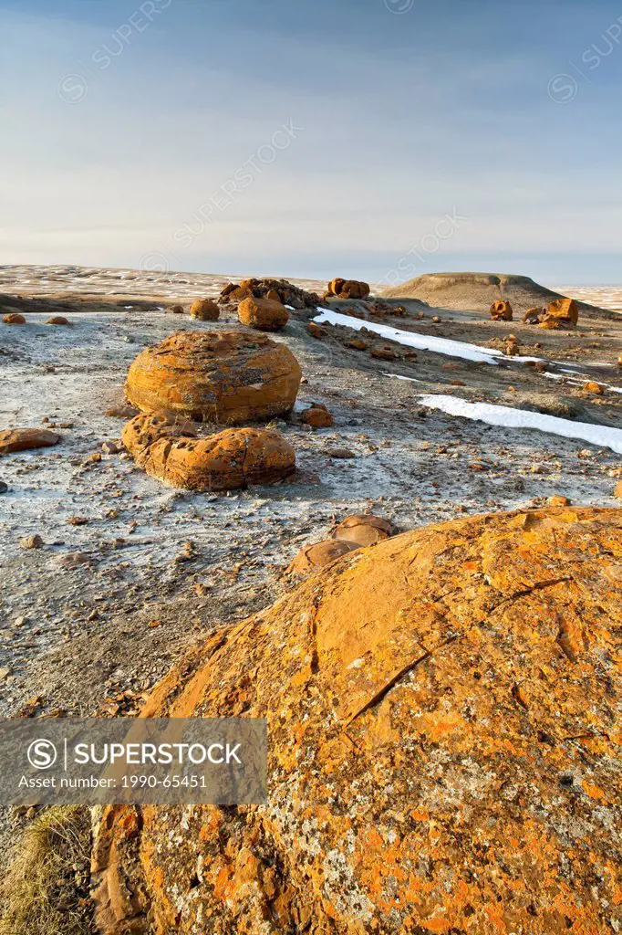 Red Rock Coulee in Southeastern Alberta, Canada